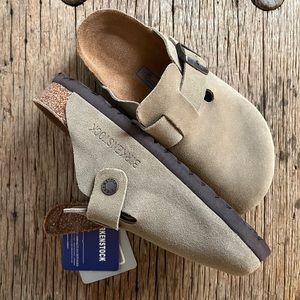 Birkenstock Boston Clogs - Taupe 36